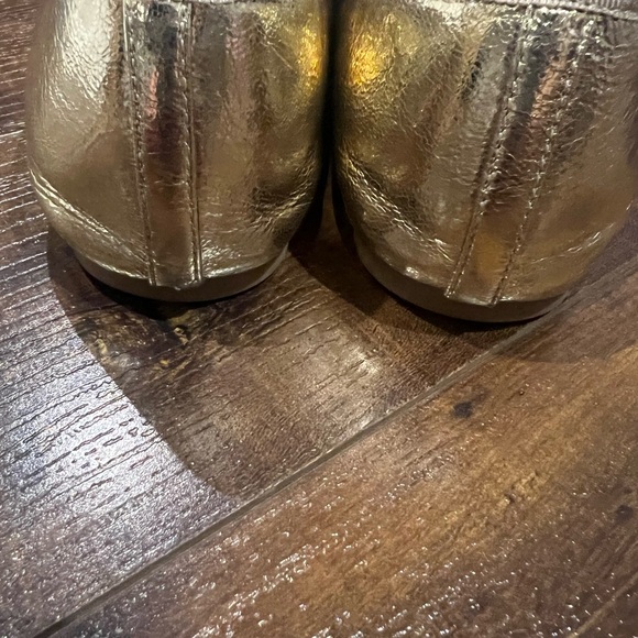 TED BAKER Golden Ballerina Pumps - Picture 7 of 12
